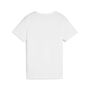 Puma Ess   2 Col Logo Tee B - puma white-lime sheen