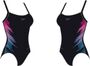 Speedo Shaping Scoop Neck 1Pc Plmt Af - blk/pnk 