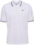 Hummel Hmlloose Polo Shirt S/S Bee - white