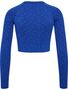 Hummel Hmlmt Leo Seamless Crop T-Shirt L/S - olympian blue/sodalite blue me
