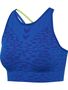 Hummel Hmlmt Leo Seamless Sports Bra - olympian blue/sodalite blue me