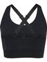 Hummel Hmlmt Shine Seamless Sports Bra - black melange