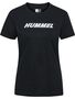 Hummel Hmlelemental Logo Cotton Tee Woman - black