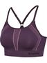 Hummel Hmlmt Power Seamless Sports Bra - plum perfect
