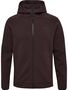 Hummel Hmltech Fleece Regular Zip Hoodie - chocolate plum
