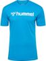 Hummel Hmllogo Jersey S/S - diva blue