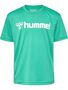 Hummel Hmllogo Jersey S/S Kids - atlantis