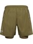 newline Nwlfast 2In1 Zip Pocket Shorts - capers