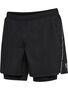 newline Nwlfast 2In1 Zip Pocket Shorts - black