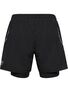 newline Nwlfast 2In1 Zip Pocket Shorts - black
