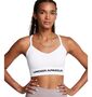 Under Armour Vanish Seamless Low Bra - white