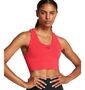 Under Armour Vanish Seamless Mid Bra - racer red