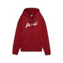 Puma Ess+ Script Hoodie Fl - intense red-white rubber