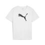 Puma teamRISE Logo Jersey Cotton Jr - weiss