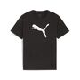 Puma teamRISE Logo Jersey Cotton Jr - schwarz
