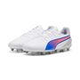 Puma King Match Fg/Ag Jr - puma white-bluemazing-flat light gray
