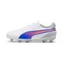 Puma King Match Fg/Ag Jr - puma white-bluemazing-flat light gray