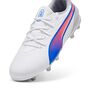 Puma King Match Fg/Ag Jr - puma white-bluemazing-flat light gray