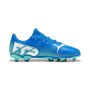Puma Future 7 Play Fg/Ag Jr - hyperlink blue-mint-puma white