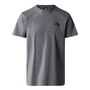 The North Face M S/S Simple Dome Tee - tnf medium grey heather