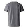 The North Face M S/S Simple Dome Tee - tnf medium grey heather