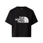 The North Face W S/S Cropped Easy Tee - tnf black