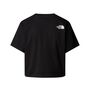 The North Face W S/S Cropped Easy Tee - tnf black