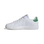 adidas Advantage Base 2.0 J - ftwwht/ftwwht/green
