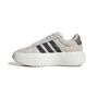 adidas Grand Court Platform Suede - owhite/carbon/magold