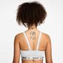Nike W Nk Df Indy Med Spt Bra - white/black