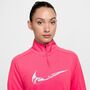 Nike W Nk Swsh Hbr Hz Mid Trainingsoberteil