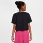 Nike G Nsw Tee Crop Futura Hbr - black
