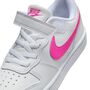 Nike Court Borough Low Recraft (Ps) - white/laser fuchsia