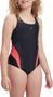 Energetics M�.-Schwimmanzug Nora G - black/red light/aop