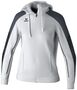 Erima Evo Star Training Jacket With Hood - white/black 