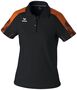 Erima Evo Star Poloshirt Function - black/orange 