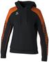 Erima Evo Star Hoody - black/orange 