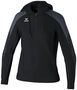 Erima Evo Star Training Jacket With Hood - black/slate grey 