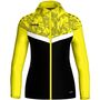 Jako Kapuzenjacke Iconic - schwarz/soft yellow