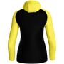 Jako Kapuzenjacke Iconic - schwarz/soft yellow
