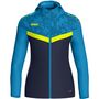 Jako Kapuzenjacke Iconic - marine/jako blau/neongelb