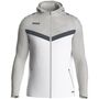 Jako Kapuzenjacke Iconic - wei�/soft grey/anthra light