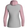 Jako Kapuzenjacke Iconic - soft grey/dusky pink/anthra light