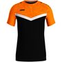 Jako T-Shirt Iconic - schwarz/neonorange