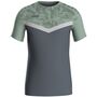 Jako T-Shirt Iconic - anthra light/mintgr�n/soft grey