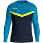Jako Sweat Iconic - marine/jako blau/neongelb
