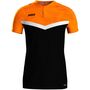 Jako Polo Iconic - schwarz/neonorange