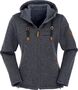 MAUL Damen Chieming Strickfeecejacke+Kapuze