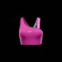 Nike W Np Swoosh Ms Asym Bra - hot fuchsia/white/white