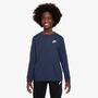 Nike K Nsw Ls Tee Emb Futura Lbr - midnight navy